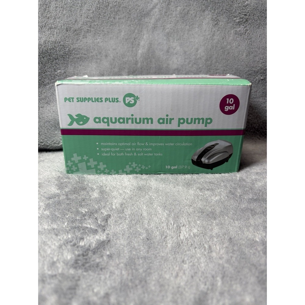 Pet Supplies Plus Aquarium Air Pump 10 Gallon  New